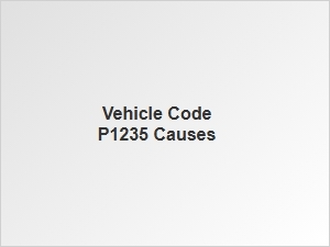 Vehicle Code P1235 Causes and Diagnosis